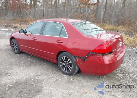 2007 Honda Accord 2.4 Ex из США, поврежденный, VIN 1HGCM56767A207520